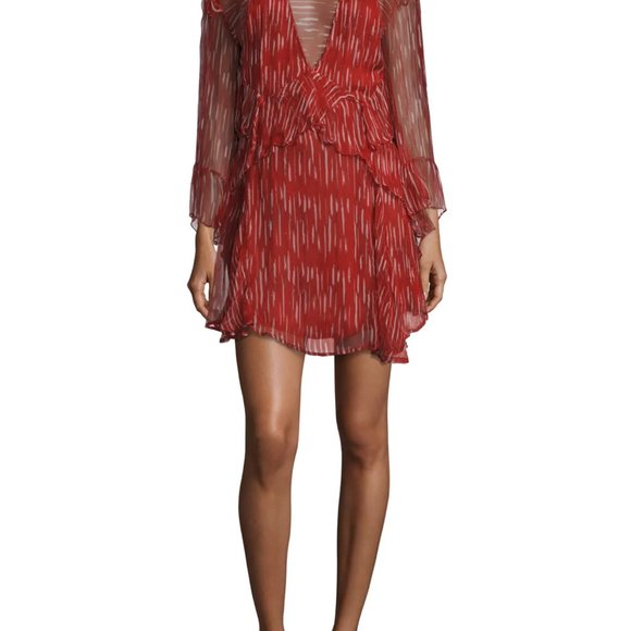 IRO Canyon Long-Sleeve Ruffled Dress - Picture 12 of 13